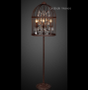 Vintage Birdcage Floor Lamp 160cm  LIGHTING, LIGHTING Lamps