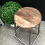 Axis Industrial Bar Stool Distressed SilverRust