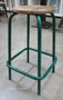 Axis Industrial Bar Stool Distressed Green