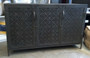 Foundry Industrial 3 Door Sideboard with Perforated Metal