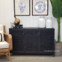 Foundry Industrial 3 Door Sideboard with Perforated Metal