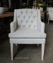 Emilia Upholstered Chair Cream