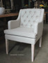 Emilia Upholstered Chair Cream