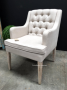 Emilia Upholstered Chair Cream