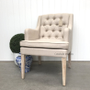 Emilia Upholstered Chair Cream