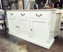 Clermont Sideboard White with limewash top  FRENCH  FURNITURE, HAMPTONS Style, PLANTATION Style, LIVING Room, LIVING TV Media & Storage, TABLES Sideboards & Buffets, STORAGE, STORAGE Sideboards & Buffets