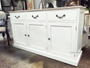 Clermont Sideboard White with limewash top  FRENCH  FURNITURE, HAMPTONS Style, PLANTATION Style, LIVING Room, LIVING TV Media & Storage, TABLES Sideboards & Buffets, STORAGE, STORAGE Sideboards & Buffets