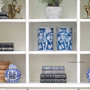 Maximize your living space with the spacious shelves of the Grange Wall Unit, a statement piece for any room