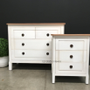 Beckett Chest of Drawers Distressed White Limewash Top  BEDROOM, HAMPTONS Style, PLANTATION Style, BEDROOM Chests & Commodes, TABLES Sideboards & Buffets, STORAGE, STORAGE Sideboards & Buffets