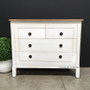 Beckett Chest of Drawers Distressed White Limewash Top  BEDROOM, HAMPTONS Style, PLANTATION Style, BEDROOM Chests & Commodes, TABLES Sideboards & Buffets, STORAGE, STORAGE Sideboards & Buffets