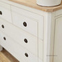 Beckett Chest of Drawers Distressed White Limewash Top  BEDROOM, HAMPTONS Style, PLANTATION Style, BEDROOM Chests & Commodes, TABLES Sideboards & Buffets, STORAGE, STORAGE Sideboards & Buffets