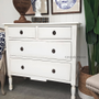 Elissa Chest of Drawers Distr. White  FRENCH  FURNITURE, BEDROOM, HAMPTONS Style, PLANTATION Style, BEDROOM Chests & Commodes, TABLES Sideboards & Buffets, STORAGE, STORAGE Sideboards & Buffets