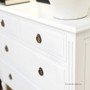 Elissa Chest of Drawers Distr. White  FRENCH  FURNITURE, BEDROOM, HAMPTONS Style, PLANTATION Style, BEDROOM Chests & Commodes, TABLES Sideboards & Buffets, STORAGE, STORAGE Sideboards & Buffets
