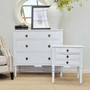 Elissa Chest of Drawers Distr. White  FRENCH  FURNITURE, BEDROOM, HAMPTONS Style, PLANTATION Style, BEDROOM Chests & Commodes, TABLES Sideboards & Buffets, STORAGE, STORAGE Sideboards & Buffets