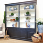 Side angle view highlighting the sleek profile and finely crafted detailing of the Grange Wall Unit.