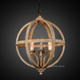 French Farmhouse Orb Chandelier