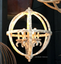French Farmhouse Orb Chandelier