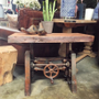 Crank Midi Adjustable Industrial Coffee Table