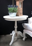 Candy Crushed Side Table Distressed White