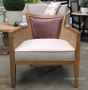 Colony Armchair Leather Rattan