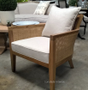 Colony Armchair Leather Rattan