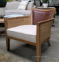 Colony Armchair Leather Rattan