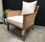 Colony Armchair Leather Rattan
