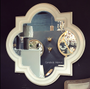 Cadence Mirror Distressed White 100cm MIRRORS