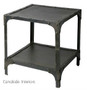 Foundry Industrial Side Table Medium 2 Tier  INDUSTRIAL RUSTIC Style, CAFE FURNITURE, TABLES, TABLES Side Tables, LIVING Room, LIVING Coffee & Side Tables, CAFE FURNITURE Table Tops & Tables, CAFE FURNITURE Stools & Chairs