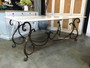 Peralta Dining Table with Marble Top