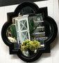 Cadence Mirror Distressed Black 80cm  MIRRORS