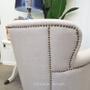 Scottie Occasional Armchair with Stud Detailing
