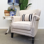 Scottie Occasional Armchair with Stud Detailing