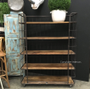 Caged Baker's Wide Rack  INDUSTRIAL RUSTIC Style, CAFE FURNITURE, LIVING Room, LIVING Cupboards & Bookcases, STORAGE, STORAGE Bookshelves & Cupboards
