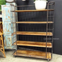 Caged Baker's Wide Rack  INDUSTRIAL RUSTIC Style, CAFE FURNITURE, LIVING Room, LIVING Cupboards & Bookcases, STORAGE, STORAGE Bookshelves & Cupboards