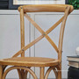 Indulge in the sophistication of the Natural French Oak Chair, a perfect cross back addition to any coastal home office