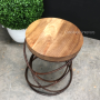 Lord of the Rings Industrial Stool  INDUSTRIAL RUSTIC Style, CHAIRS, CAFE FURNITURE, CHAIRS Stools, TABLES Side Tables, CAFE FURNITURE Stools & Chairs
