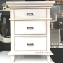 Berry II Court Bedside Distressed White  BEDROOM, HAMPTONS Style, PLANTATION Style, TABLES Side Tables, LIVING Coffee & Side Tables, BEDROOM Bedsides