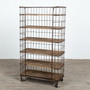 Caged Baker's Rack Rust