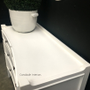 Arc 4 Drawer Chest White BEDROOM, BEDROOM Chests & Commodes