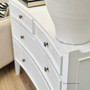 Arc 4 Drawer Chest White BEDROOM, BEDROOM Chests & Commodes