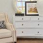 Arc 4 Drawer Chest White BEDROOM, BEDROOM Chests & Commodes