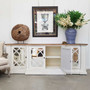 An inviting entryway featuring the Marielle Sideboard, showcasing its welcoming charm and generous storage capabilities.