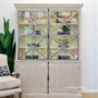 Pavilion Display Wall Unit Distressed Stone  FRENCH  FURNITURE, HAMPTONS Style, PLANTATION Style, LIVING Room, LIVING Cupboards & Bookcases, STORAGE, STORAGE Bookshelves & Cupboards
