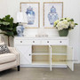 Beverly Buffet White  HAMPTONS Style, PLANTATION Style, LIVING Room, LIVING TV Media & Storage, TABLES Sideboards & Buffets, STORAGE, STORAGE Sideboards & Buffets, PLANTATION STYLE