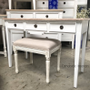 Peninsula Desk II Console Distressed white with limewash top  FRENCH  FURNITURE, TABLES, HAMPTONS Style, PLANTATION Style, STORAGE Consoles & Desks, BEDROOM Bedsides, TABLES Sideboards & Buffets, STORAGE