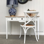 Peninsula Desk II Console Distressed white with limewash top  FRENCH  FURNITURE, TABLES, HAMPTONS Style, PLANTATION Style, STORAGE Consoles & Desks, BEDROOM Bedsides, TABLES Sideboards & Buffets, STORAGE
