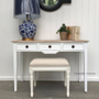 Peninsula Desk II Console Distressed white with limewash top  FRENCH  FURNITURE, TABLES, HAMPTONS Style, PLANTATION Style, STORAGE Consoles & Desks, BEDROOM Bedsides, TABLES Sideboards & Buffets, STORAGE