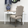 Peninsula Desk II Console Distressed white with limewash top  FRENCH  FURNITURE, TABLES, HAMPTONS Style, PLANTATION Style, STORAGE Consoles & Desks, BEDROOM Bedsides, TABLES Sideboards & Buffets, STORAGE