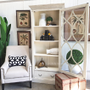 Farrow Display Unit Distressed Off White  FRENCH  FURNITURE, HAMPTONS Style, PLANTATION Style, LIVING Room, LIVING Cupboards & Bookcases, STORAGE, STORAGE Bookshelves & Cupboards